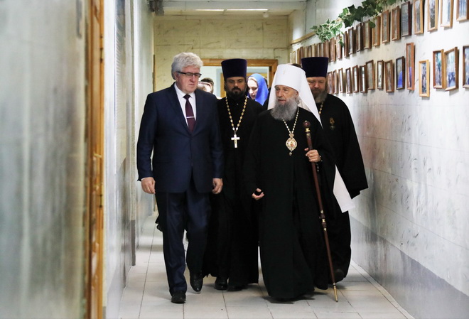 Открытие гимназического класса с углубленным изучением православной культуры
